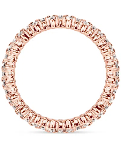 Macy's Diamond Cluster Eternity Band (1 Ct. T.w.) In Platinum Or 14k Gold In Gold