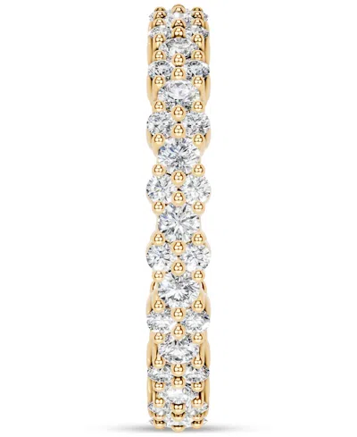 Macy's Diamond Cluster Eternity Band (1 Ct. T.w.) In Platinum Or 14k Gold In Gold