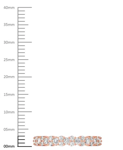 Macy's Diamond Cluster Eternity Band (1 Ct. T.w.) In Platinum Or 14k Gold In Gold