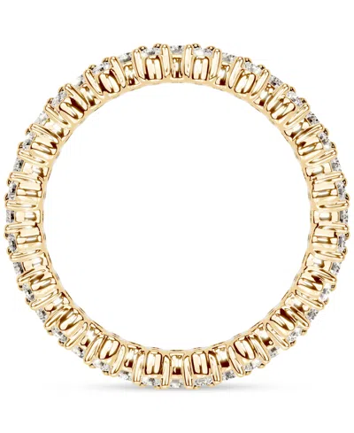 Macy's Diamond Cluster Eternity Band (1 Ct. T.w.) In Platinum Or 14k Gold In Gold