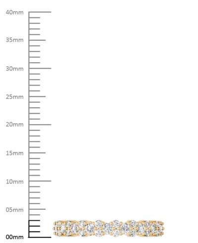 Macy's Diamond Cluster Eternity Band (1 Ct. T.w.) In Platinum Or 14k Gold In Gold