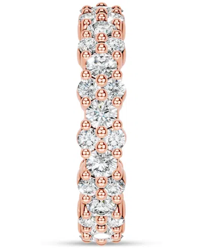 Macy's Diamond Cluster Eternity Band (1 Ct. T.w.) In Platinum Or 14k Gold In Gold