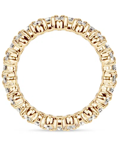 Macy's Diamond Cluster Eternity Band (1 Ct. T.w.) In Platinum Or 14k Gold In Gold