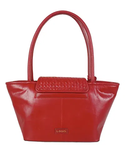 Lodis Vega Medium Satchel Bag In Red