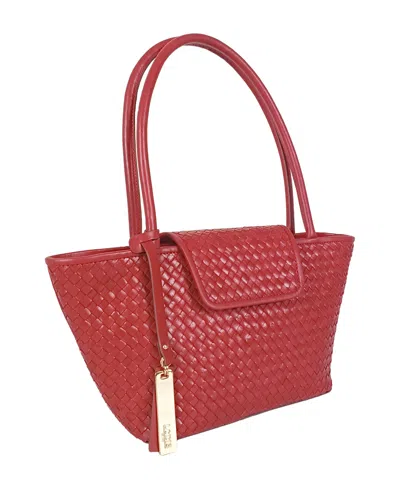Lodis Vega Medium Satchel Bag In Red