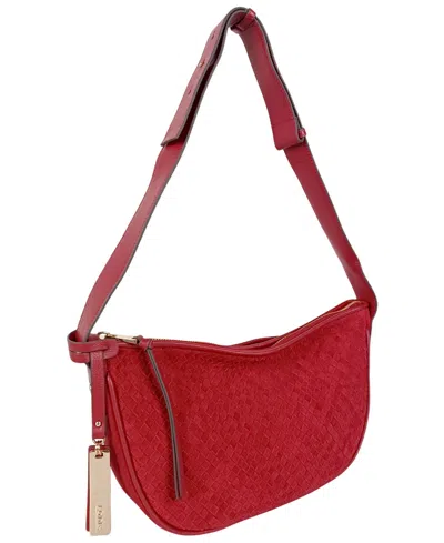 Lodis Vega Medium Hobo Bag In Red