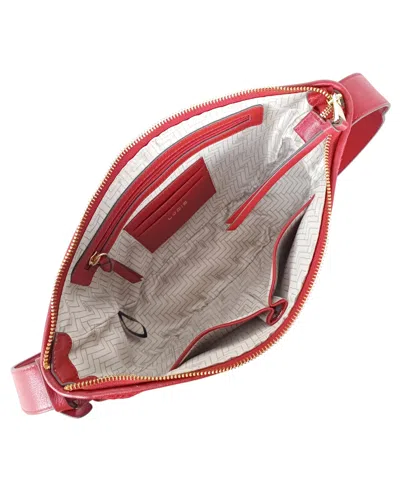 Lodis Vega Medium Hobo Bag In Red