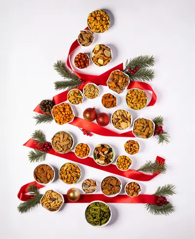 Dm Snacks 24 Days Of Nuts Snacks Holiday Advent Calendar, 24 Piece In Transparent