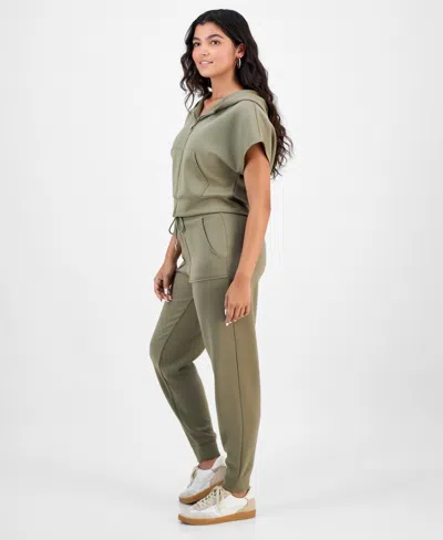 And Now This Trendy Plus Size Scuba-knit Jogger Pants, Exclusively At Macy's In Brown