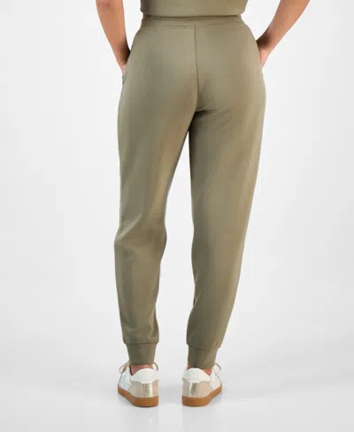 And Now This Trendy Plus Size Scuba-knit Jogger Pants, Exclusively At Macy's In Brown