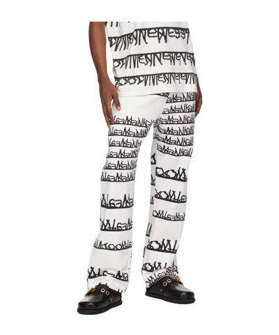 Vivienne Westwood Belt Loop Jeans In White