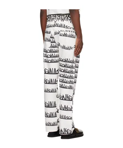 Vivienne Westwood Belt Loop Jeans In White