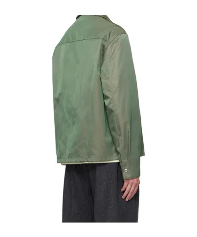 Jil Sander Zip Jacket In Green