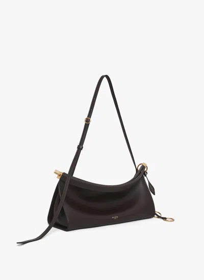 Alaïa Alaia Goatleather Shoulder Bag In Black