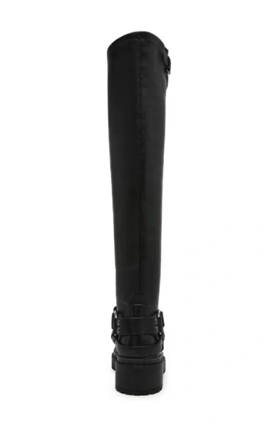 Steve Madden Eliza Over The Knee Platform Boot In Black