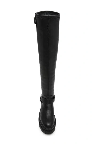 Steve Madden Eliza Over The Knee Platform Boot In Black