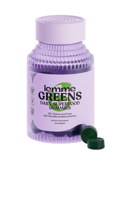 Lemme Greens, Superfood Gummies In Purple