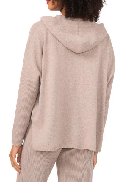 Halogen ® Rib Knit Hoodie In Gray