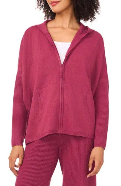 Halogen ® Rib Knit Hoodie In Pink