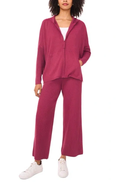 Halogen ® Rib Knit Hoodie In Pink