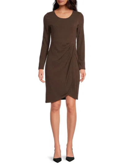 Area Stars Women's Wrenley Tulip-hem Minidress In Brown