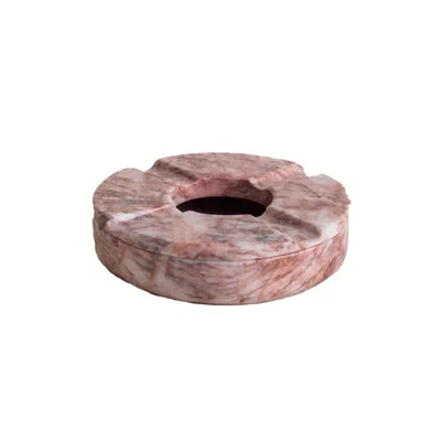 And Jacob Less Is More Ashtray - Pink Marble In Pink