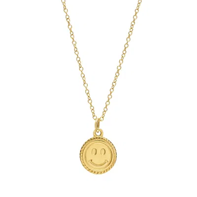 Hoops + Chains Ldn Women's Gold No Regrets Rave Coin Chain In Gold