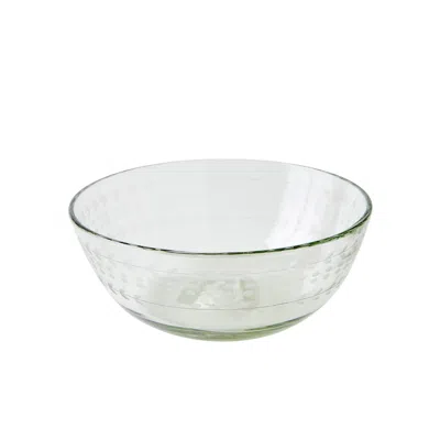 Half Past Seven White Signature Seven Small Bowl — Clear In White