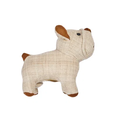 The Annam House Handmade Puppy Canvas In Multi