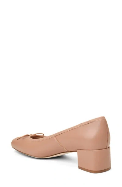 Jack Rogers Maddy Square Toe Pump In Brown