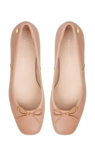 Jack Rogers Maddy Square Toe Pump In Brown