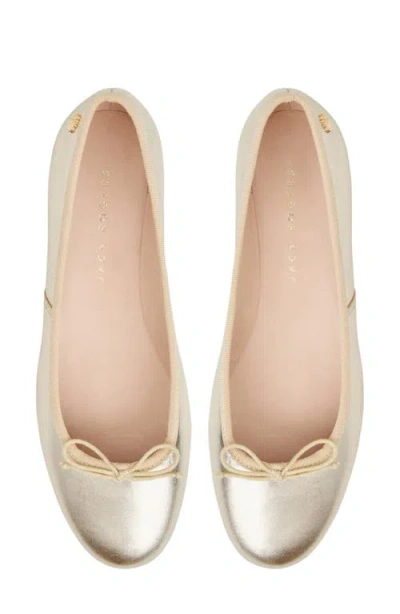 Jack Rogers Bettie Ballet Flat In Silver