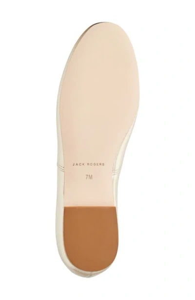 Jack Rogers Bettie Ballet Flat In Silver