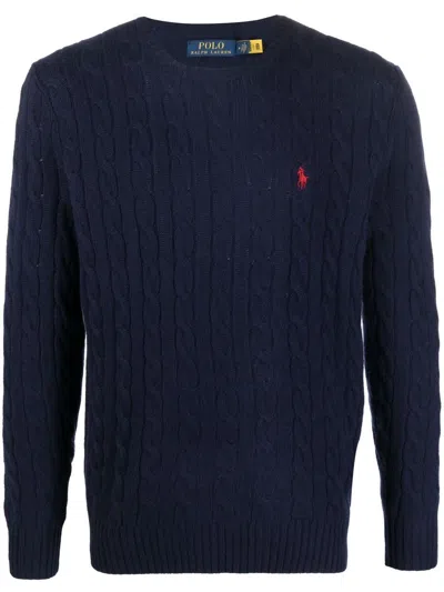 Polo Ralph Lauren Pony Sweater In Blue