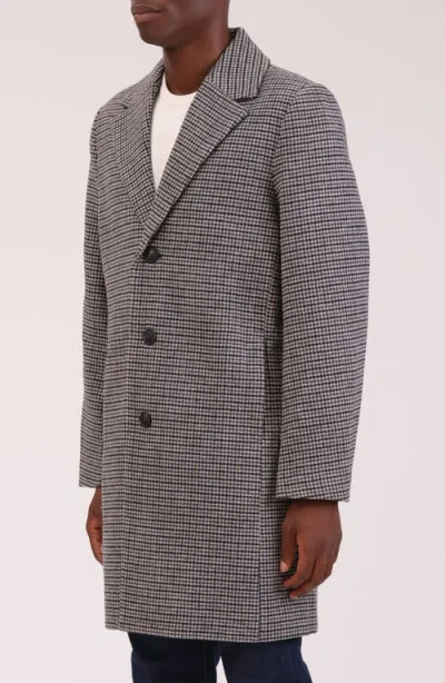Bagatelle Houndstooth Topcoat In Multi
