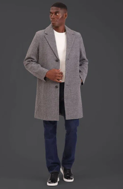 Bagatelle Houndstooth Topcoat In Multi