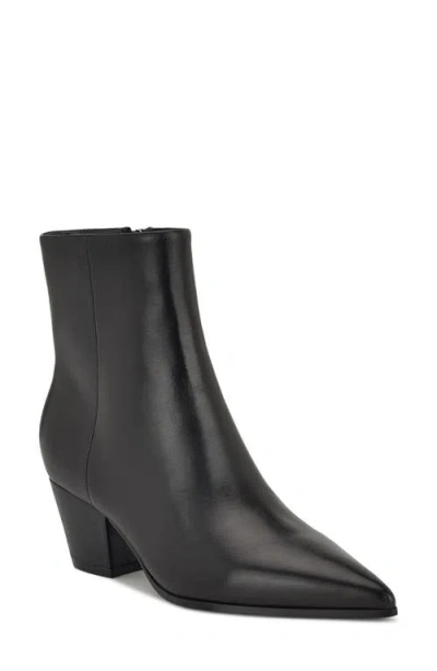 Nine West Savie Block Heel Bootie In Black