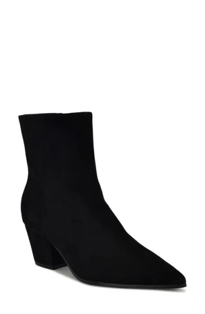 Nine West Savie Block Heel Bootie In Black
