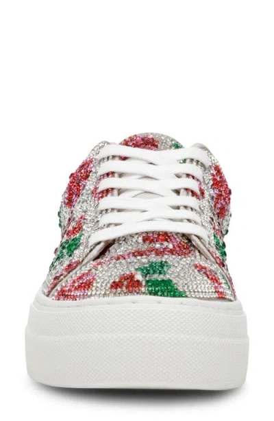 Betsey Johnson Women's Sidny Platform Sneakers In Red