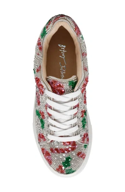 Betsey Johnson Women's Sidny Platform Sneakers In Red