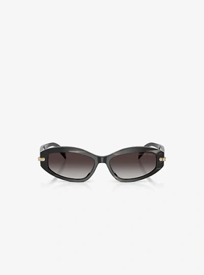 Michael Kors Geometric-frame Sunglasses In Gray
