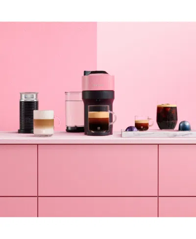 Nespresso Vertuo Pop+ Coffee And Espresso Maker By Delonghi With Milk Frother, Candy Pink In Pink