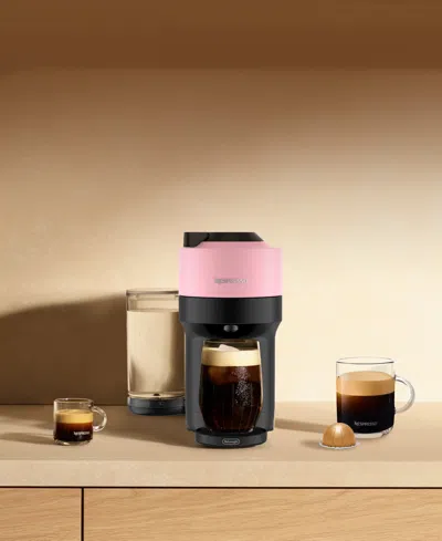 Nespresso Vertuo Pop+ Coffee And Espresso Maker By Delonghi With Milk Frother, Candy Pink In Pink