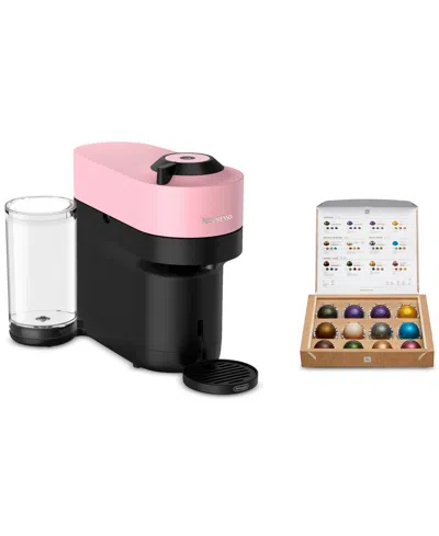 Nespresso Vertuo Pop+ Coffee And Espresso Maker By Delonghi With Milk Frother, Candy Pink In Pink