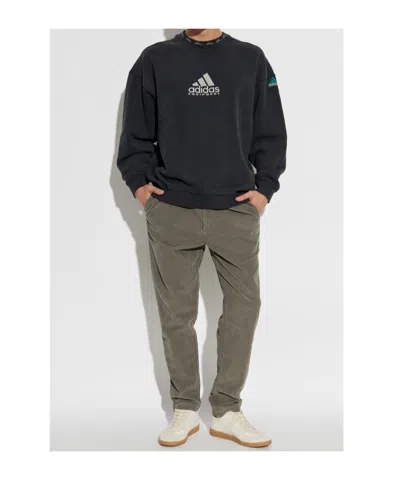 Woolrich Milton Pleated Drawstring Trousers In Gray