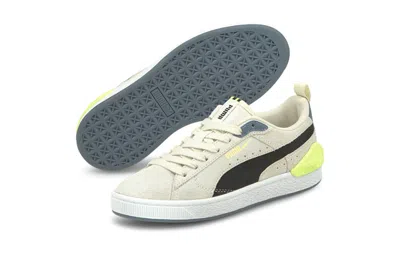 Puma Suede Bloc Lfkids Beige Casual Sneakers Beige In White