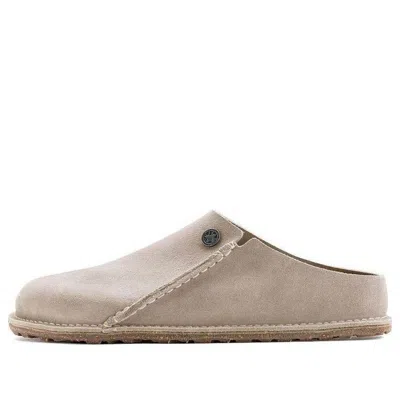 Birkenstock Zermatt 365 Suede Leather 'stone Coin' In Neutral