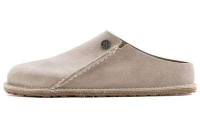Birkenstock Zermatt 365 Suede Leather 'stone Coin' In Neutral