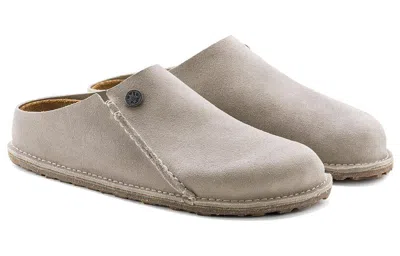Birkenstock Zermatt 365 Suede Leather 'stone Coin' In Neutral