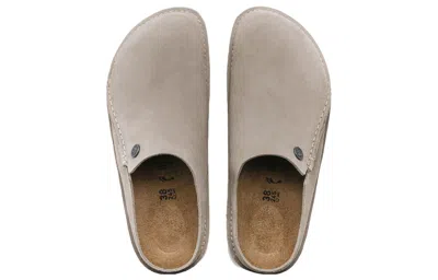 Birkenstock Zermatt 365 Suede Leather 'stone Coin' In Neutral